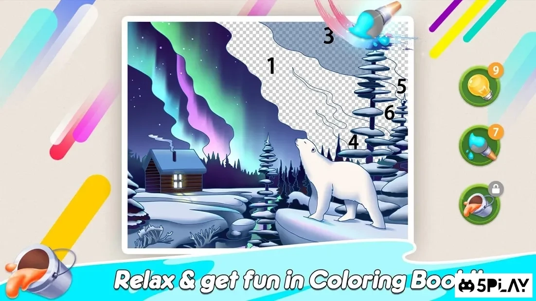 Скриншот Home Paint: Color by Number & My Dream Home Design
