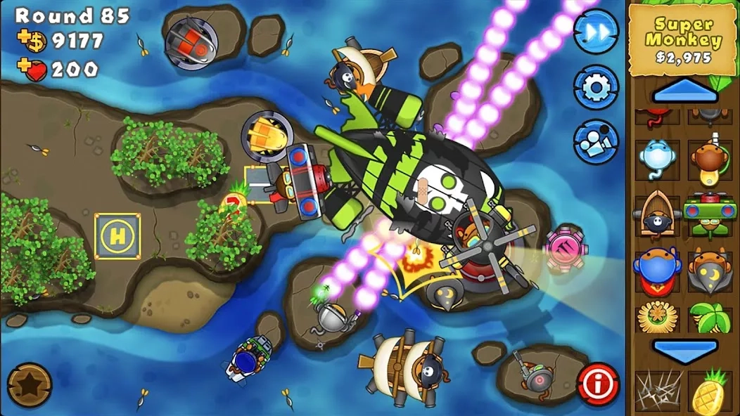 Скриншот Bloons TD 5