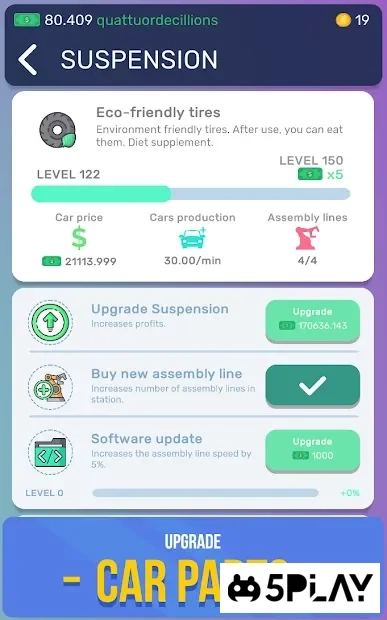 Скриншот Car Industry Tycoon - Idle Car Factory Simulator