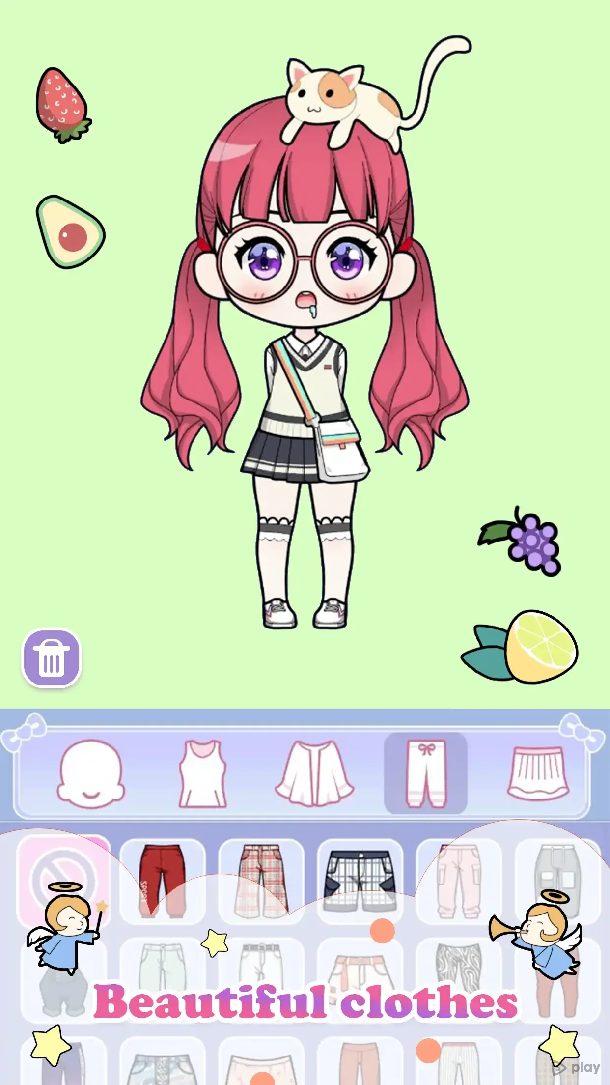 Скриншот Vlinder Doll: Dress up games