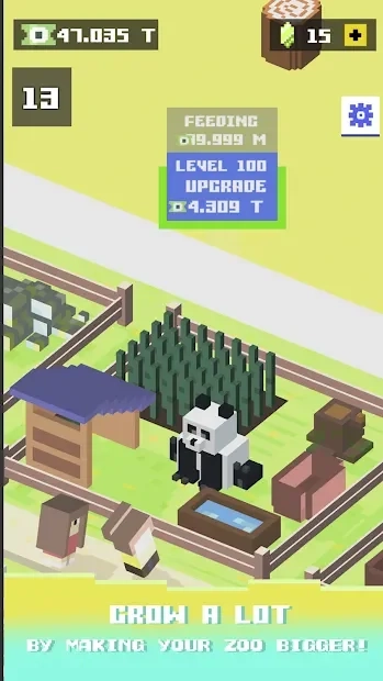 Скриншот Blocky Zoo Tycoon - Idle Clicker Game!