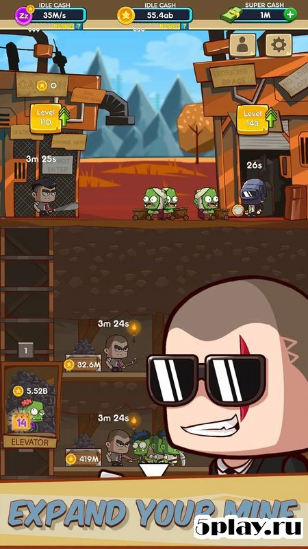 Скриншот Idle Miner - Zombie Factory .Inc