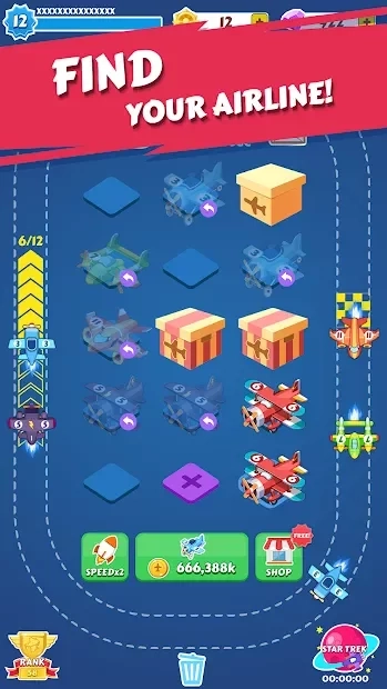 Скриншот Merge Plane - Click & Idle Tycoon