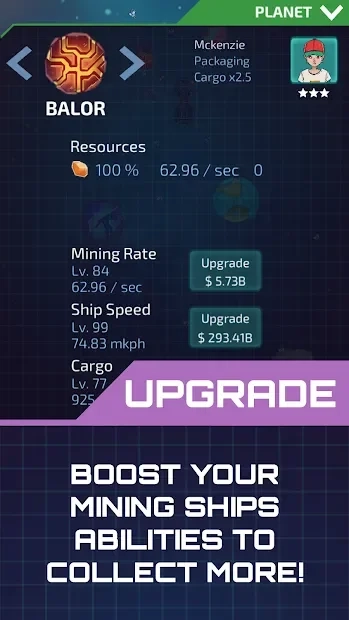 Скриншот Idle Planet Miner
