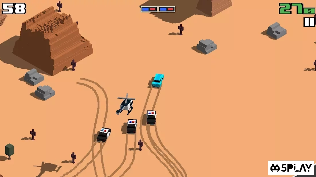 Скриншот Smashy Road: Wanted