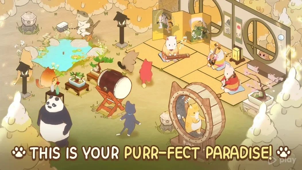Скриншот Cat Garden - Food Party Tycoon