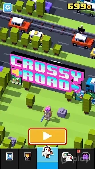 Скриншот Crossy Road