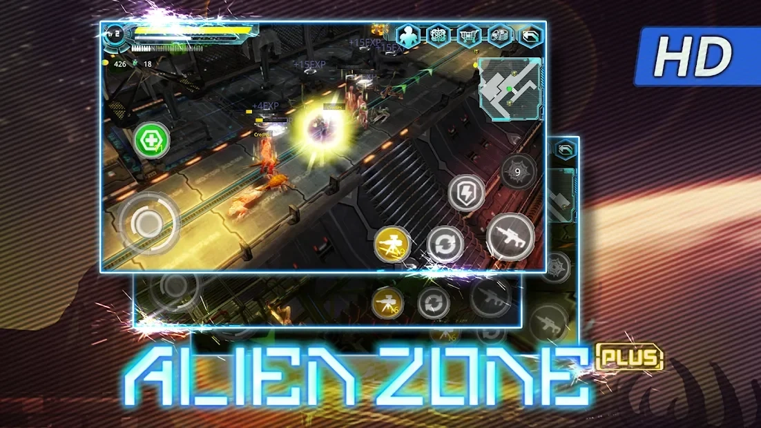 Скриншот Alien Zone Plus HD