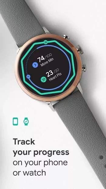 Скриншот Google Fit – здоровье и трекер активности