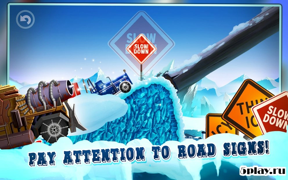 Скриншот Ice Road Truck Driving Race
