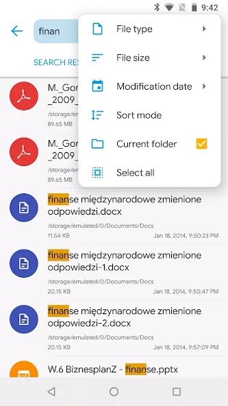Скриншот Solid Explorer File Manager