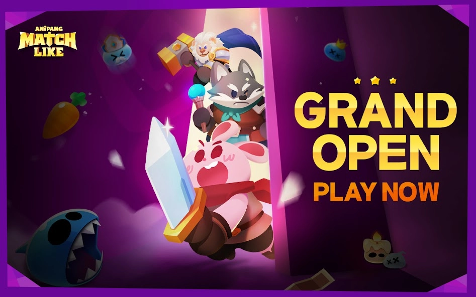Скриншот Anipang Matchlike (Puzzle RPG)