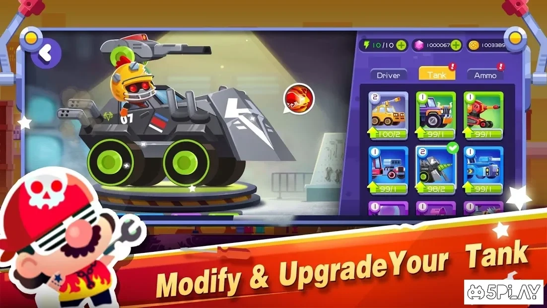 Скриншот Super Tank Stars - Tank Battleground, Tank Shooter
