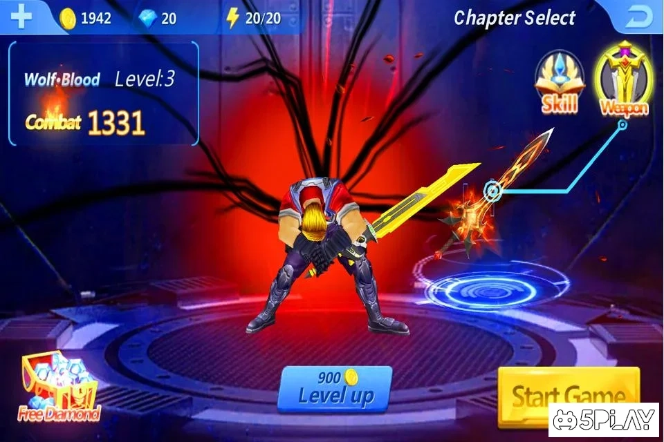 Скриншот Wolfman Street Fighter