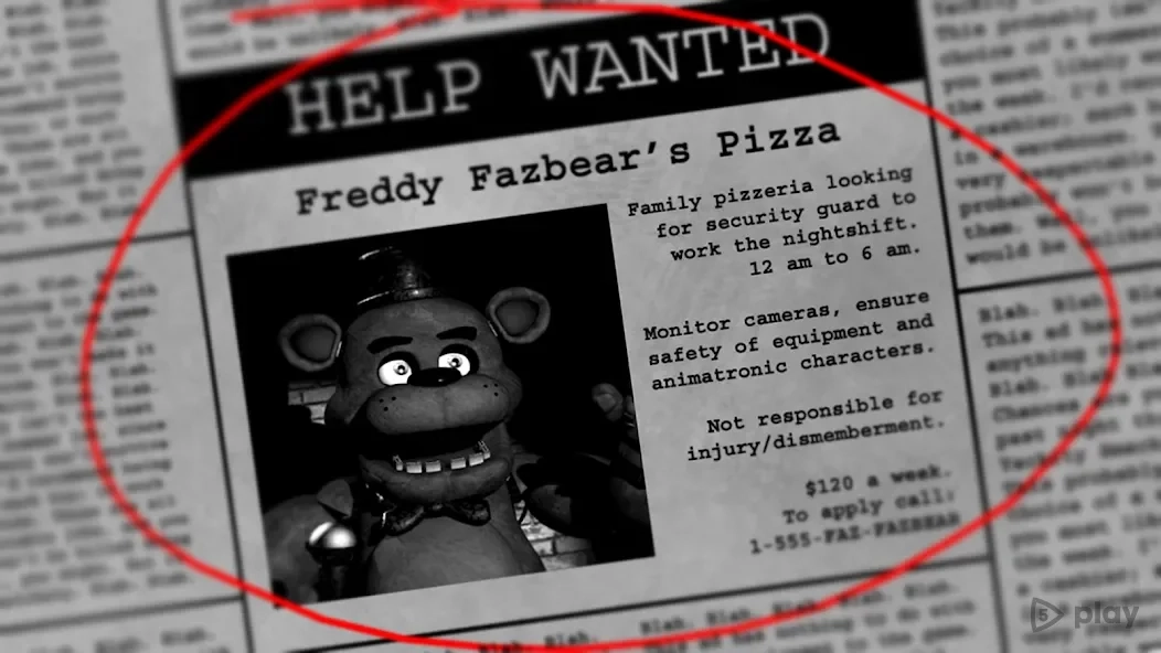 Скриншот Five Nights at Freddy's