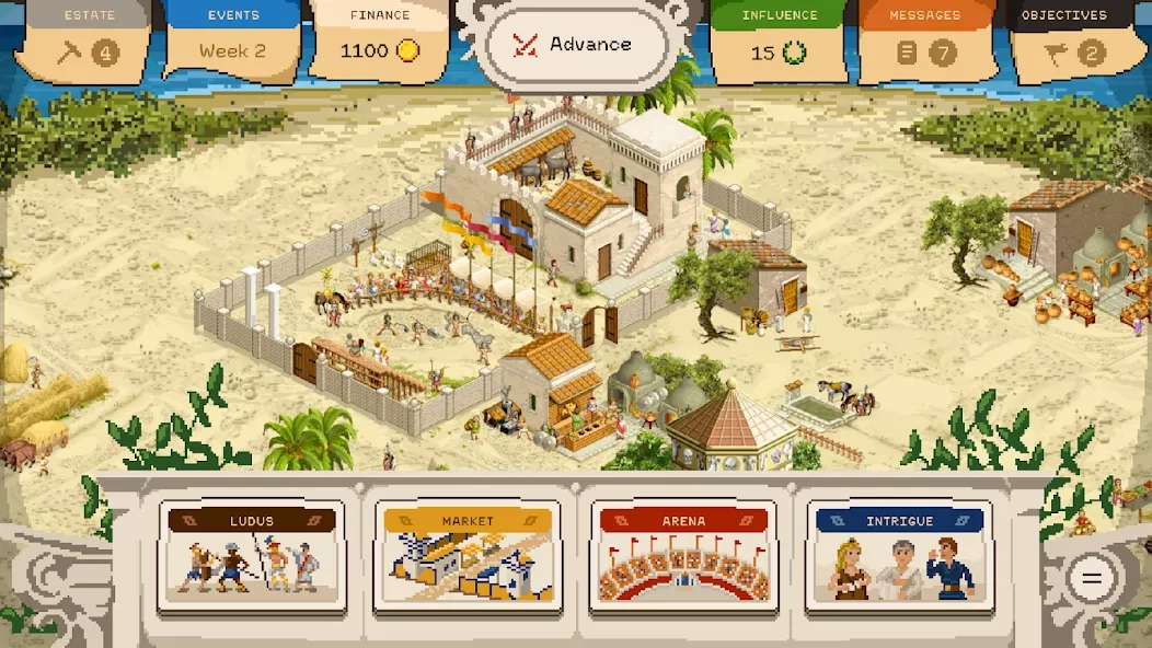 Скриншот Gladiator Manager