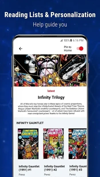 Скриншот Marvel Unlimited