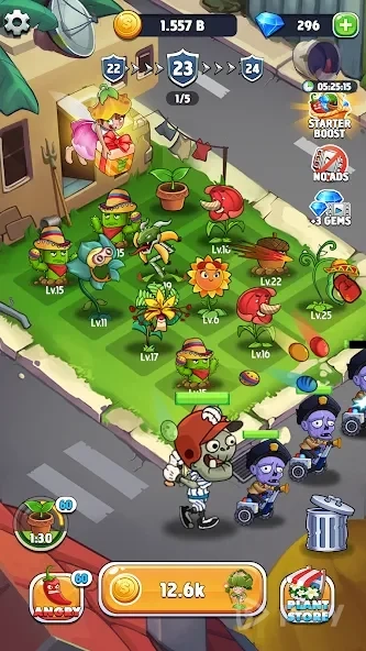 Скриншот Merge Plants: Zombie Defense