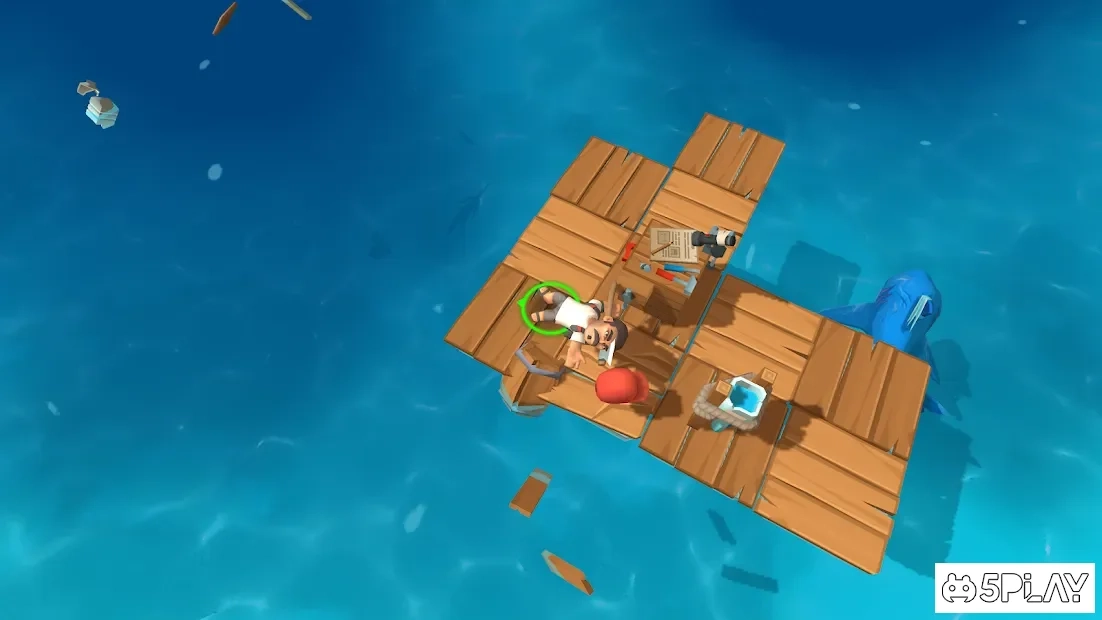 Скриншот Epic Raft: Fighting Zombie Shark Survival