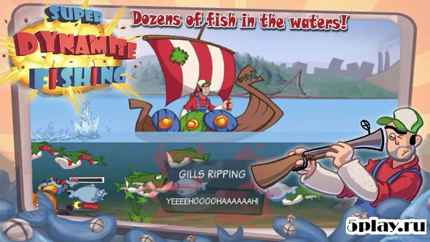 Скриншот Super Dynamite Fishing Premium