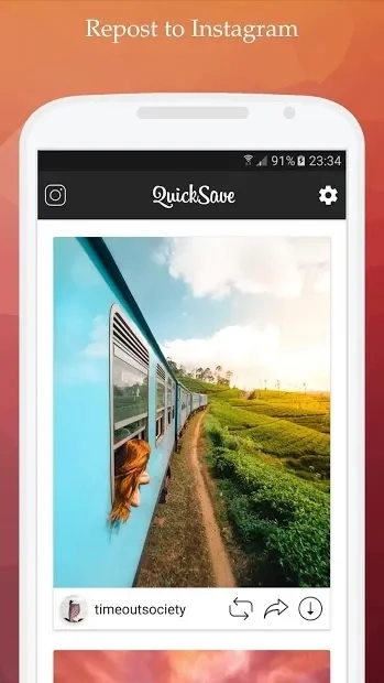 Скриншот QuickSave ­- Скачать Instagram