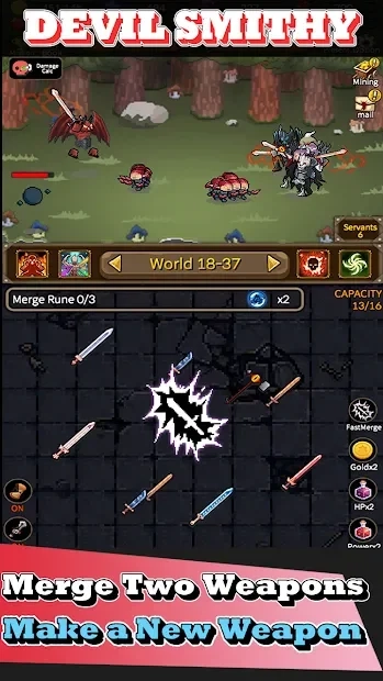 Скриншот Devil Smithy : Epic Idle Merge