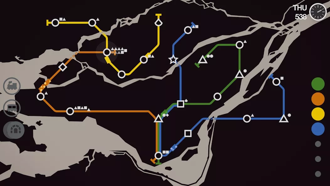 Скриншот Mini Metro