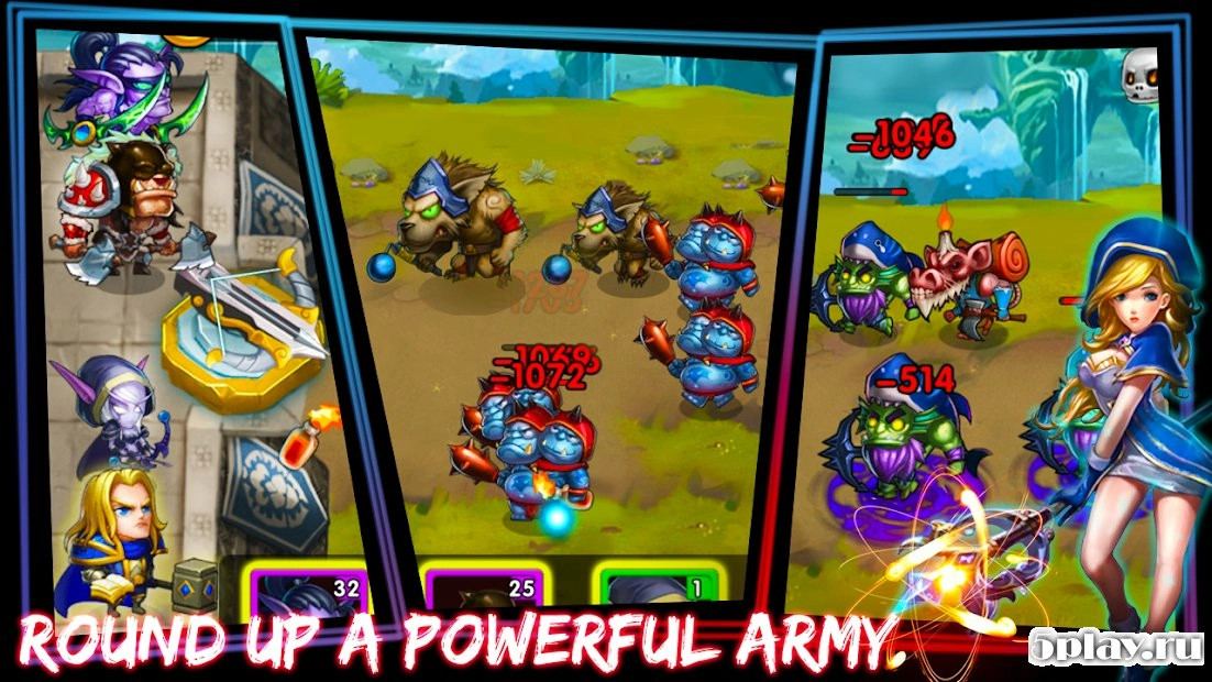 Скриншот Defender Heroes: Castle Defense - Epic TD Game