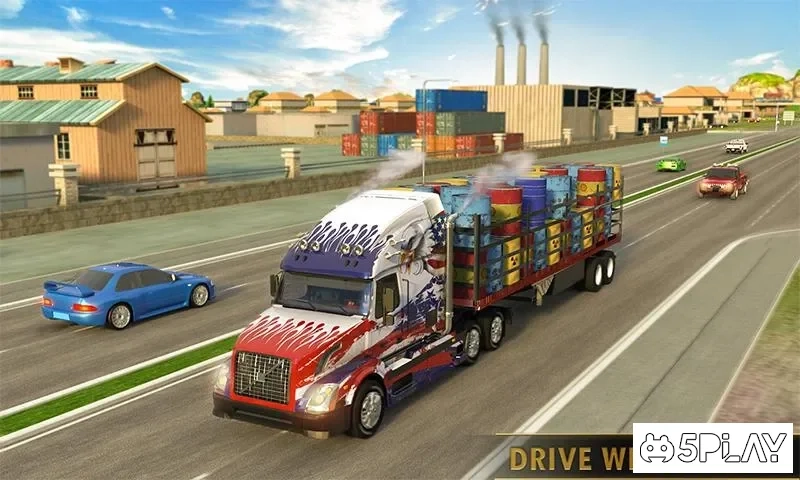 Скриншот Euro Truck Driving Simulator Transport Truck Games