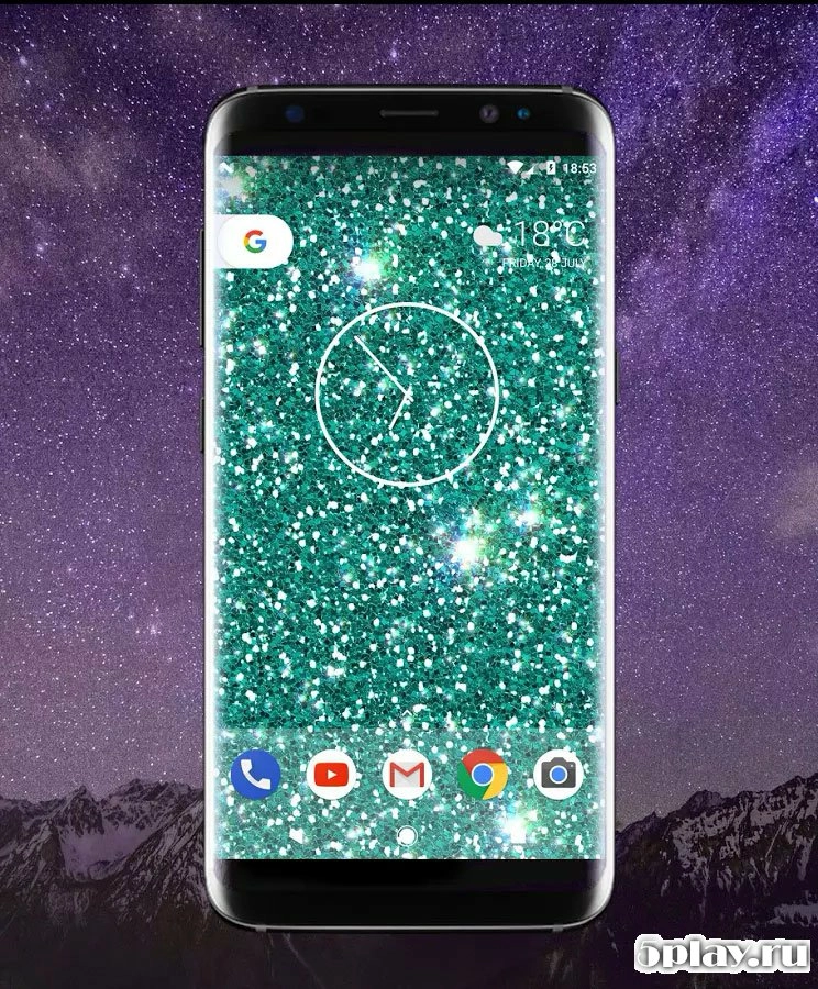 Скриншот Glitzy - Real Glitter Live Wallpaper