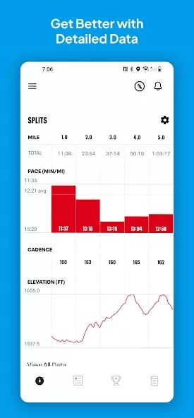 Скриншот Map My Run