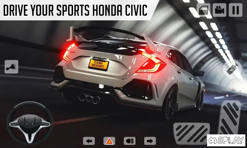 Скриншот симулятор дрифтинга и вождения: игра Honda Civic