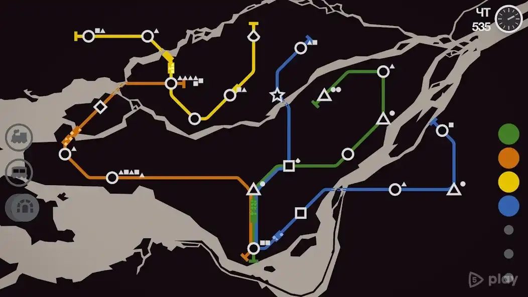 Скриншот Mini Metro