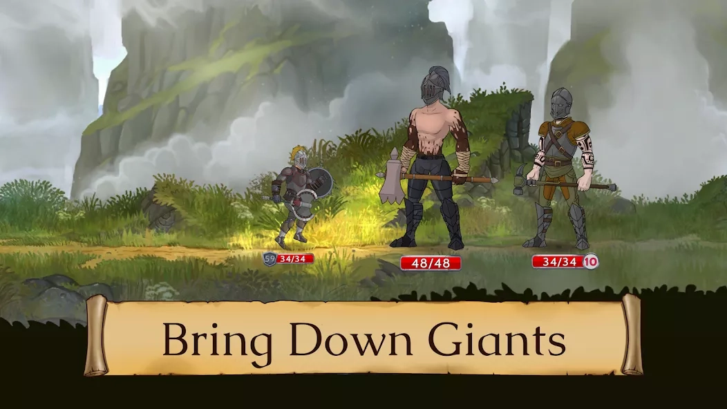 Скриншот Obsidian Knight RPG