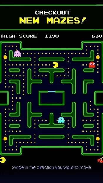 Скриншот PAC-MAN