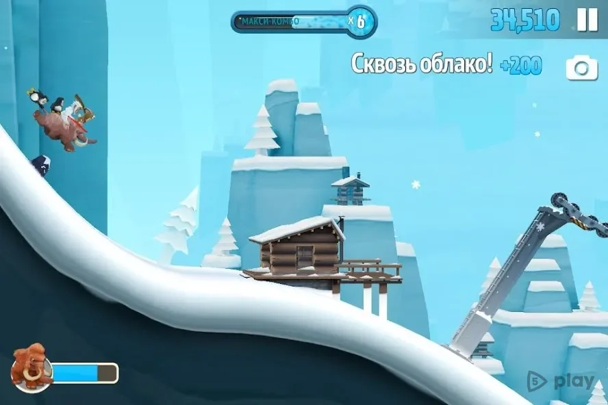Скриншот Ski Safari 2