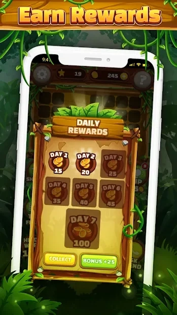 Скриншот Word Jungle - FREE Word Games Puzzle