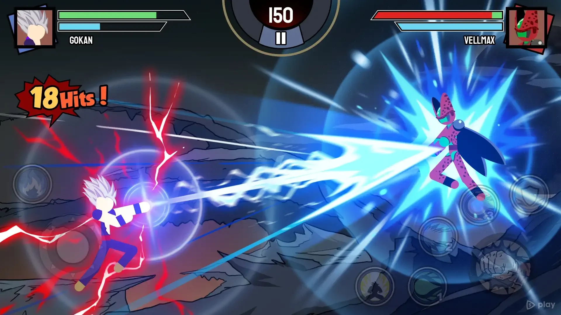Скриншот Stickman Warriors - Super Dragon Shadow Fight