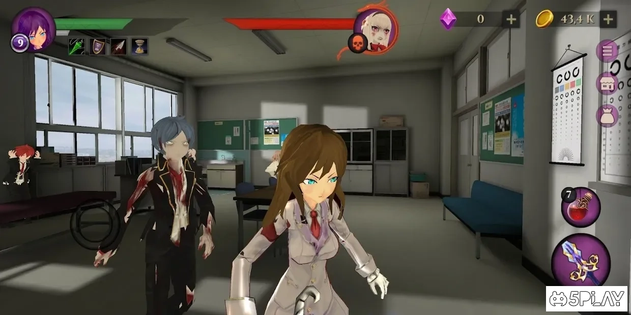 Скриншот Anime High School Zombie Simulator