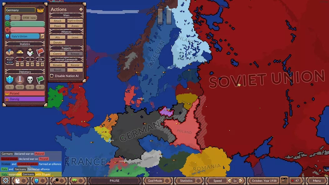Скриншот Ages of Conflict World War Sim