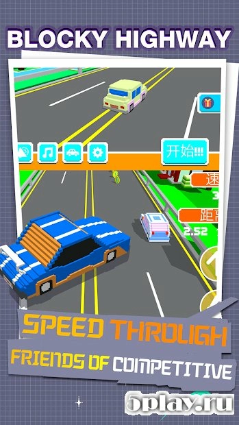 Скриншот Blocky Highway