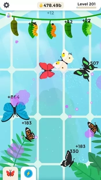 Скриншот Butterfly Idle
