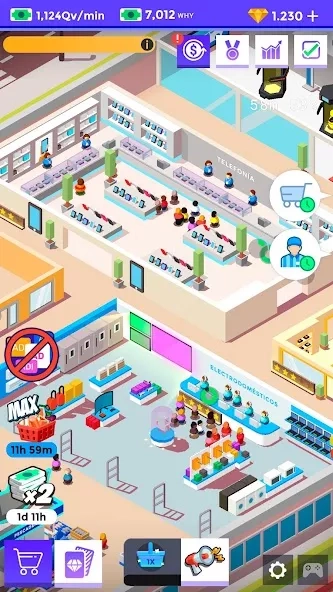 Скриншот Idle Supermarket Tycoon