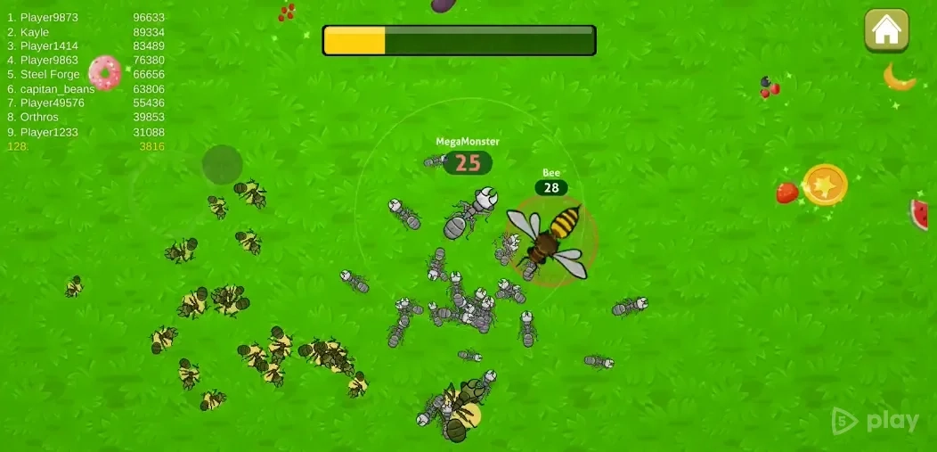 Скриншот Ants .io - Сетевая Игра