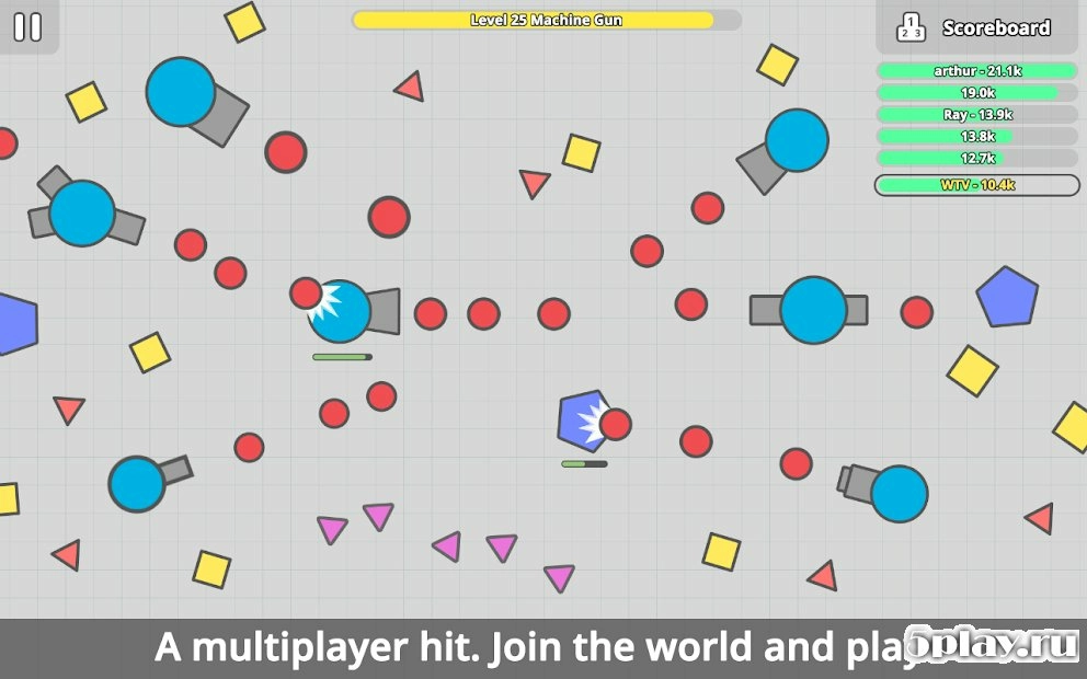 Скриншот diep.io