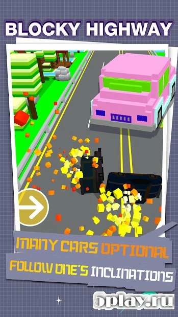 Скриншот Blocky Highway