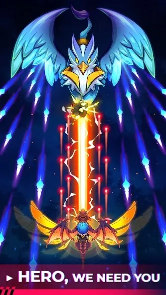 Скриншот Dragon Wings - Space Shooter
