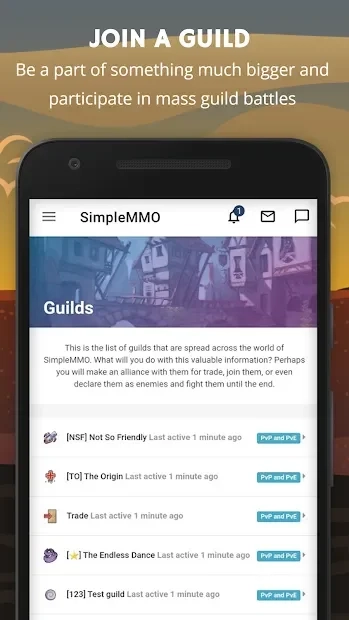 Скриншот SimpleMMO - The Lightweight MMO