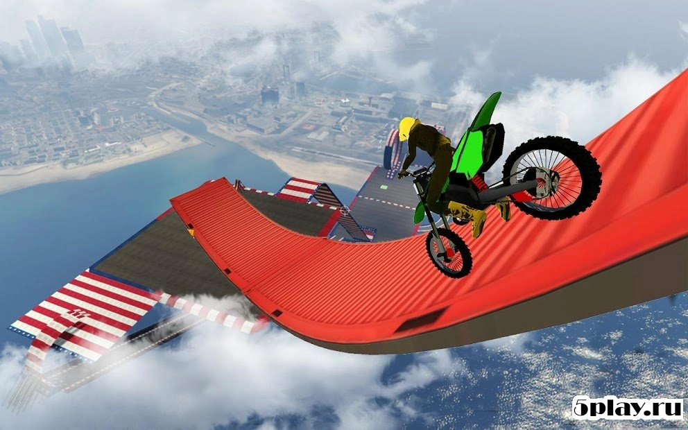 Скриншот Bike Impossible Tracks Race: 3D Motorcycle Stunts