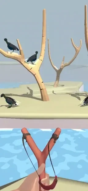Скриншот Sling Birds 3D